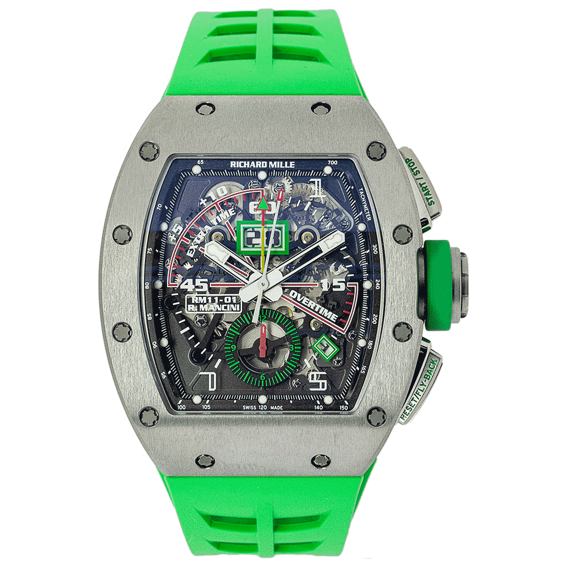 Richard Mille 'Roberto Mancini' Titanium RM 011-01 Luxe Watches